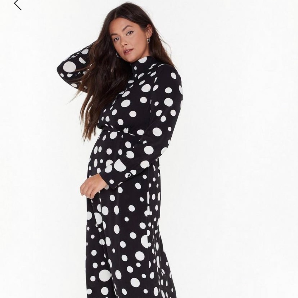 Nasty Gal Polka Dot Dress